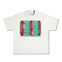 Pistachio valentine's day floral leopard brushstroke Urban Heavy Tee - AdoDesignShop