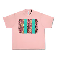 Salmon valentine's day floral leopard brushstroke Urban Heavy Tee - AdoDesignShop