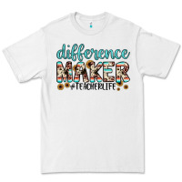 White difference maker Premium Tee - JahusDesignShop