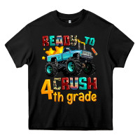 Black ready to school crush 4th grade Heavy Core Tee - AdoDesignShop