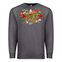Charcoal Heather cinco de mayo cafeteria lady Premium Sweatshirt - CowGirlArtShop