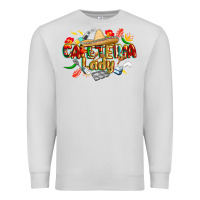 Dove Grey cinco de mayo cafeteria lady Premium Sweatshirt - CowGirlArtShop