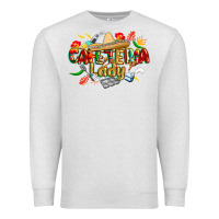 Oatmeal Heather cinco de mayo cafeteria lady Premium Sweatshirt - CowGirlArtShop