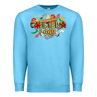 Ocean Blue cinco de mayo cafeteria lady Premium Sweatshirt - CowGirlArtShop