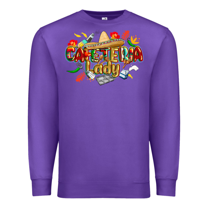 Cinco De Mayo Cafeteria Lady Premium Sweatshirt by CowGirlArtShop | Teevron