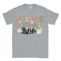 Heather Grey massage therapist life Classic Tee - MaliasSmallBusiness