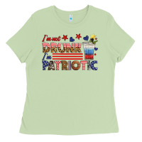 Matcha i'm not drunk i'm patriotic Ladies Tee - HRA Design Shop