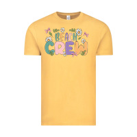 Vintage Mustard beach crew Vintage Tee - MaliasSmallBusiness