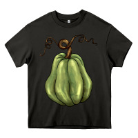 Asphalt gourd green pumpkin Heavy Core Tee - BarkalooDesign