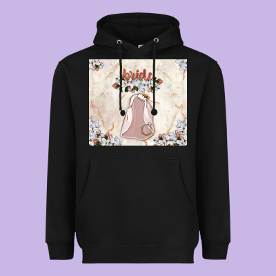 Bride Tumbler Heavyweight Hoodie Designed By Tumblerdesignbyshophia