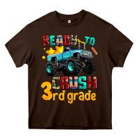 Chocolate Brown ready to school crush 3rd grade Heavy Core Tee - AdoDesignShop