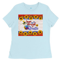 Baby Blue i'm not drunk i'm patriotic Ladies Tee - HRA Design Shop