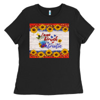 Black i'm not drunk i'm patriotic Ladies Tee - HRA Design Shop