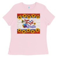 Bubblegum Pink i'm not drunk i'm patriotic Ladies Tee - HRA Design Shop
