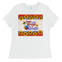 White i'm not drunk i'm patriotic Ladies Tee - HRA Design Shop
