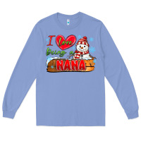Colony Blue i love being a nana Long Sleeve Tee - MaliasSmallBusiness