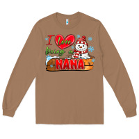 Toasted Coconut i love being a nana Long Sleeve Tee - MaliasSmallBusiness