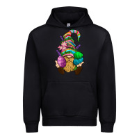 Black Easter Holding Eggs Gnome Urban Hoodie - BundleAndBundleShop