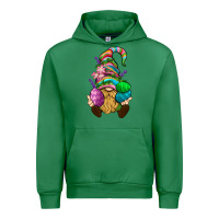 Emerald Easter Holding Eggs Gnome Urban Hoodie - BundleAndBundleShop