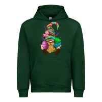 Forest Green Easter Holding Eggs Gnome Urban Hoodie - BundleAndBundleShop