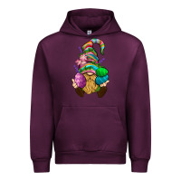 Mauve Wine Easter Holding Eggs Gnome Urban Hoodie - BundleAndBundleShop
