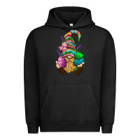 Pigment Black Easter Holding Eggs Gnome Urban Hoodie - BundleAndBundleShop