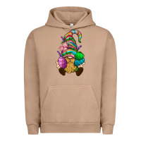 Pigment Burro Easter Holding Eggs Gnome Urban Hoodie - BundleAndBundleShop