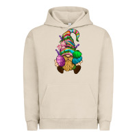Pigment French Oak Easter Holding Eggs Gnome Urban Hoodie - BundleAndBundleShop
