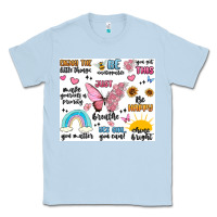 Dusty Blue positive affirmations Classic Tee - MaliasSmallBusiness
