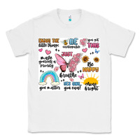 White positive affirmations Classic Tee - MaliasSmallBusiness