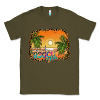 Army Green beach vibes Classic Tee - CowhideDigitalArt