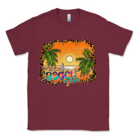 Burgundy beach vibes Classic Tee - CowhideDigitalArt
