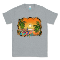 Heather Grey beach vibes Classic Tee - CowhideDigitalArt