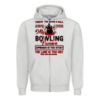 Dove Grey My Bowling Zipper Hoodie - Bettercallsaul
