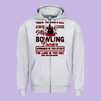 My Bowling Zipper Hoodie Designed By Bettercallsaul