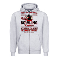 Heather Grey My Bowling Zipper Hoodie - Bettercallsaul