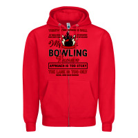 Red My Bowling Zipper Hoodie - Bettercallsaul