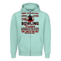 Seafoam My Bowling Zipper Hoodie - Bettercallsaul