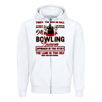 White My Bowling Zipper Hoodie - Bettercallsaul