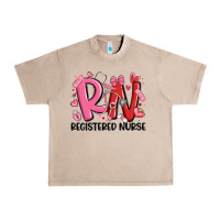 French Oak rn registered nurse valentines day Urban Heavy Tee - MaliasSmallBusiness