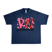 Navy rn registered nurse valentines day Urban Heavy Tee - MaliasSmallBusiness
