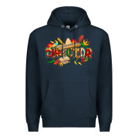 Navy cinco de mayo director Premium Hoodie - CowGirlArtShop