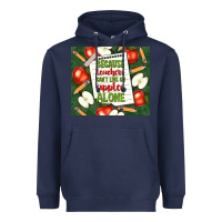 Navy because teachers can't live on apples alone tumble Heavyweight Hoodie - TumblerDesignByShophia