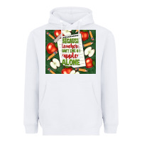 White because teachers can't live on apples alone tumble Heavyweight Hoodie - TumblerDesignByShophia