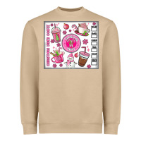 Mushroom christmas vibes coffee Heavyweight Sweatshirt - MaliasSmallBusiness