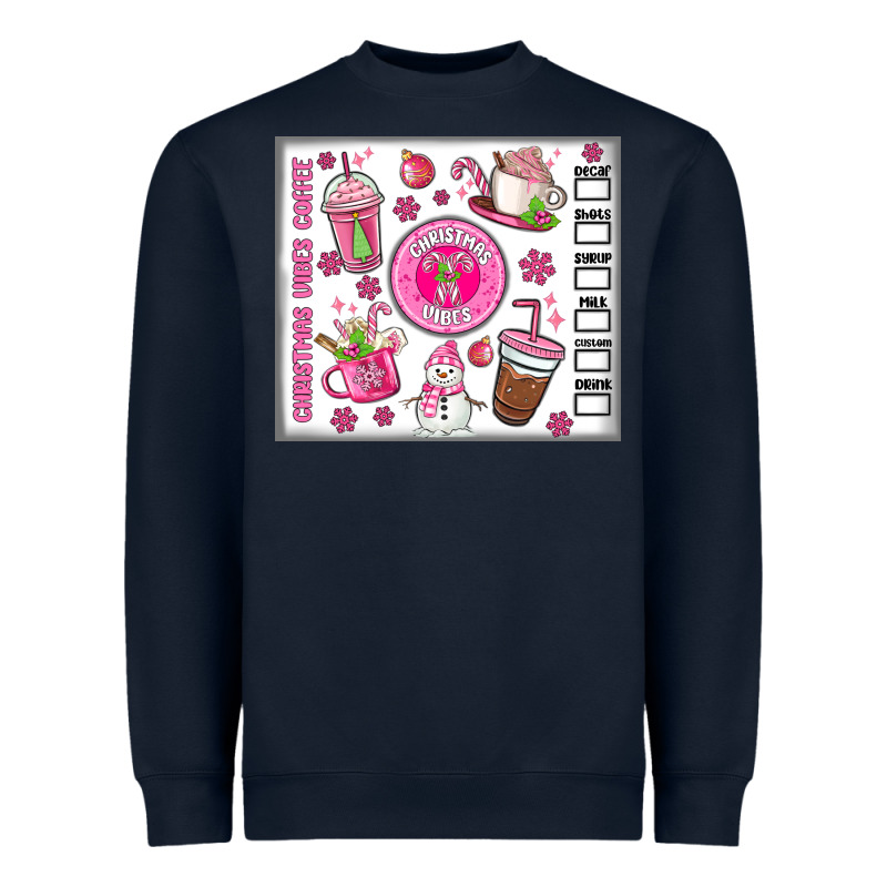 Christmas Vibes Coffee Heavyweight Sweatshirt by MaliasSmallBusiness | Teevron