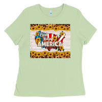 Matcha god bless america Ladies Tee - HRA Design Shop