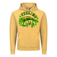 Vintage Mustard Feeling lucky with rainbow Vintage Hoodie - RanaPortraitStore