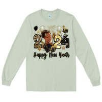Matcha 2024 happy new year black woman Long Sleeve Tee - MaliasSmallBusiness