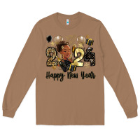 Toasted Coconut 2024 happy new year black woman Long Sleeve Tee - MaliasSmallBusiness